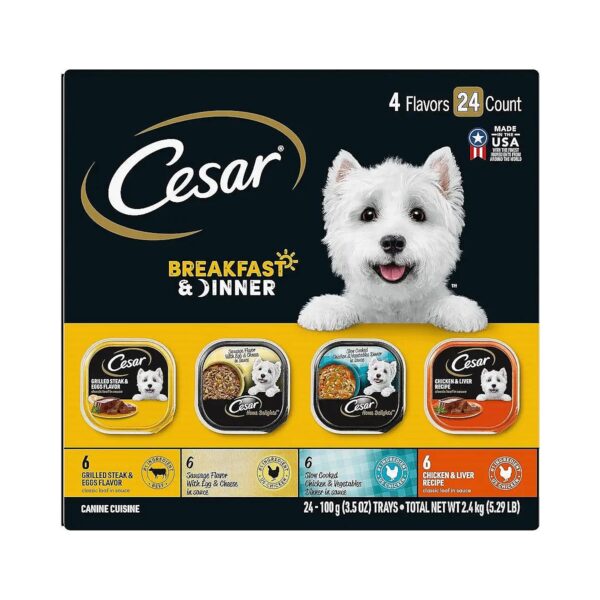 All-Natural Wet Dog Food with Classic Loaf in Sauce for Adult Canines