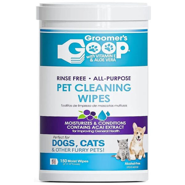 All-Purpose Pet Cleaning Wipes for Grooming and Touch-Ups