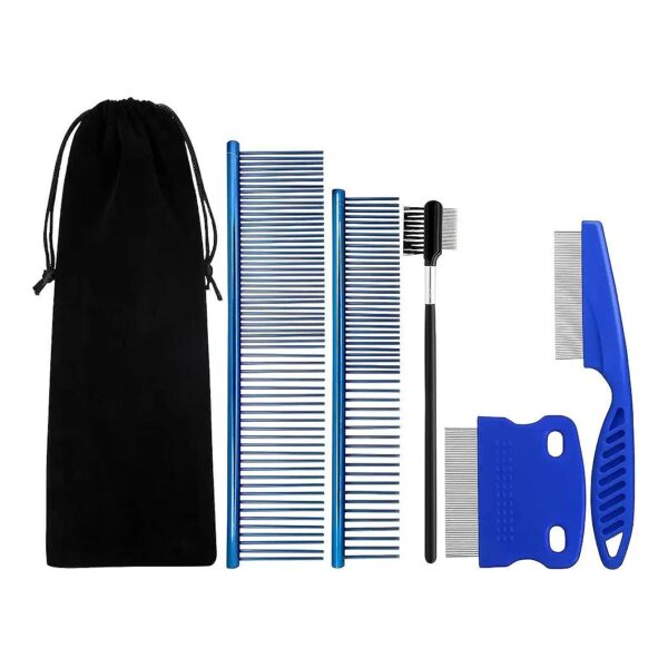 All-Purpose Pet Grooming Comb Kit for Small and Large Dogs and Cats