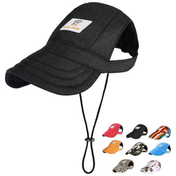 All-Season Waterproof Dog Hats for Small Medium Large Dogs with Ear Holes and Drawstring