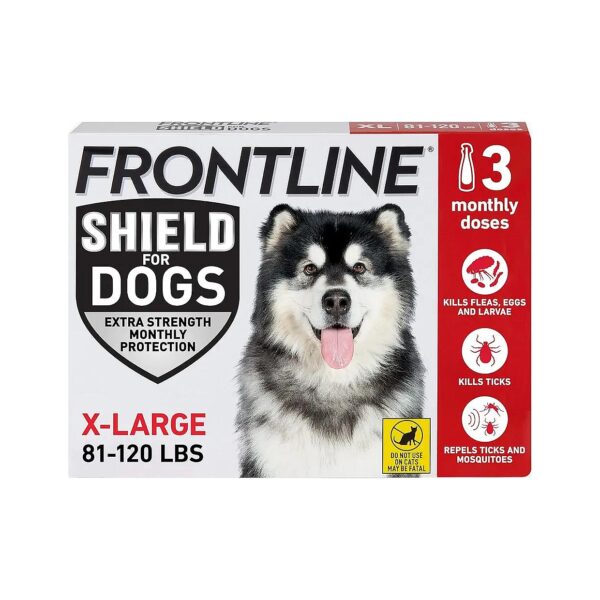 All-Stages Tick and Flea Treatment for Large Dogs 81-120 lbs