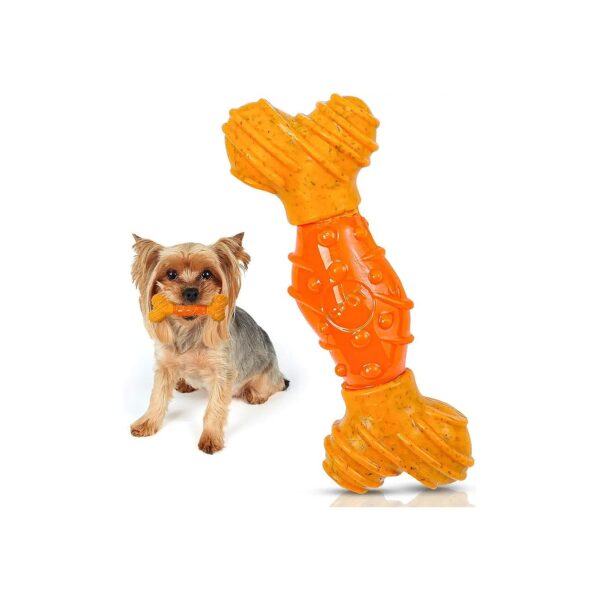 Allergen Free Peanut Butter Flavor Dog Chew Toy for Puppies Under 25lbs