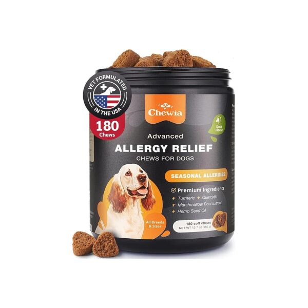 Allergy Relief Chews for Dogs with Seasonal, Food, and Environmental Allergies