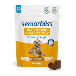 All-in-One Daily Senior Dog Multivitamin with Probiotics for Optimal Health