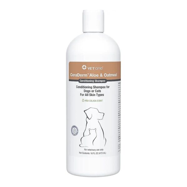 Aloe Oatmeal Conditioning Shampoo with Almond Fragrance for Canine Skin