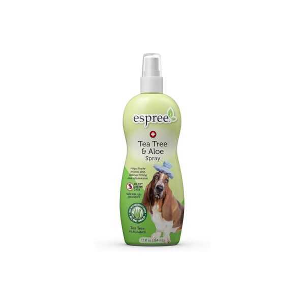 Aloe and Tea Tree Spray for Pet Hygiene and Odor Control