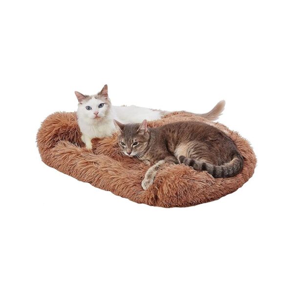 Amazing Cinnamon Scented Long Fur Dome Bed for Small Breeds and Pets