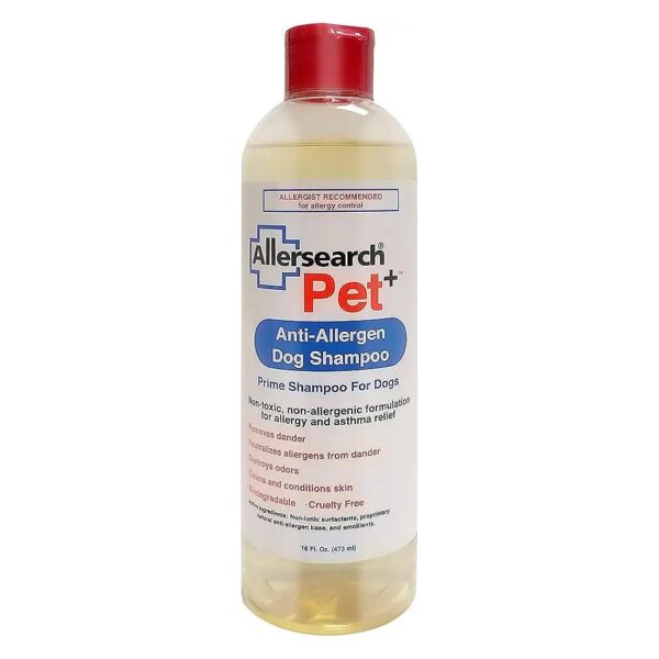 Anti-Allergen Dog Shampoo 16 Oz with Natural Herbal Complex Conditioner