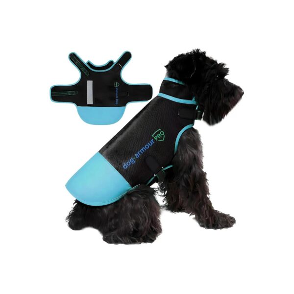 Anti-Attack Dog Armour Vest with Reflective Material for Small Dogs