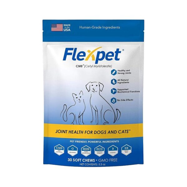 Anti-Inflammatory Soft Chews with Cetyl Myristoleate and Glucosamine for Dogs