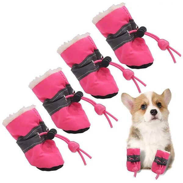 Anti-Slip Dog Boots for Small Dogs Indoor Outdoor