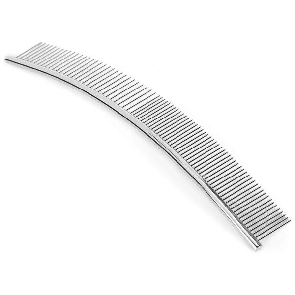 Anti-Slip Grip Stainless Steel Grooming Comb for Dogs and Cats