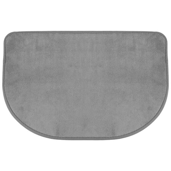 Anti-Slip Pet Bowl Mat with Anti-Skid Backing Microfiber Dog Food Mat