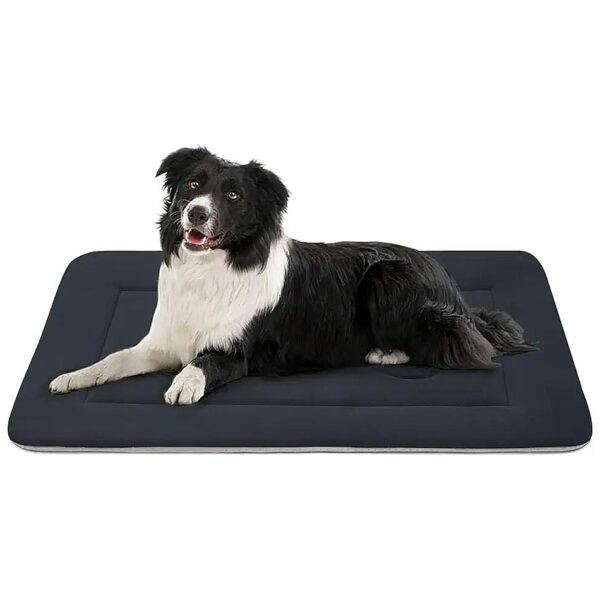 Antibacterial Dark Gray Dog Sleeping Bed Mat for Medium to Large Dogs 36 inch