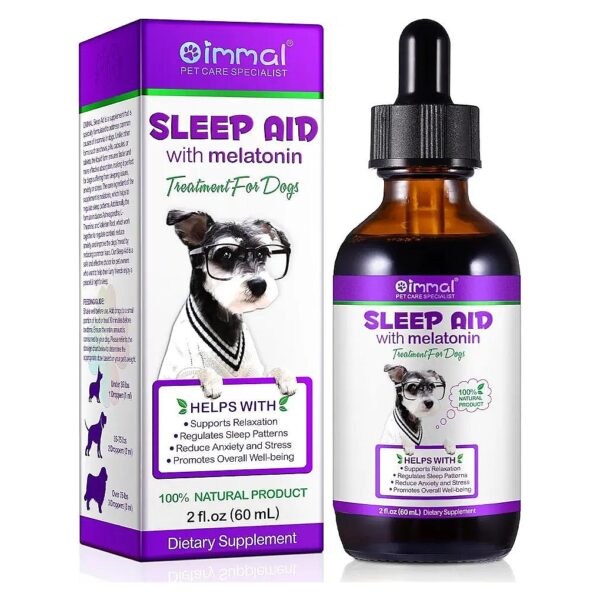 Anxiety Relief and Sleep Aid for Dogs with Melatonin and Natural Herbs