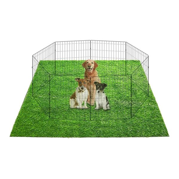 Artificial Grass Dog Playpen Mat for Puppy Training and Housebreaking