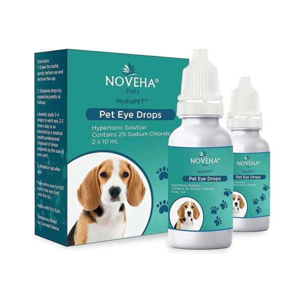 Artificial Tears Eye Drops for Pets with Corneal Edema and Dry Eye Syndrome