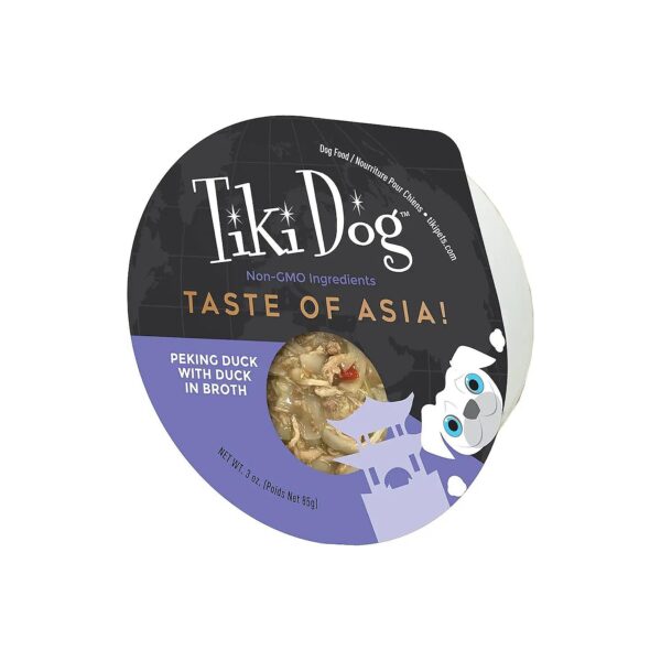 Asian Peking Duck Recipe Wet Dog Food with Whole Food Ingredients