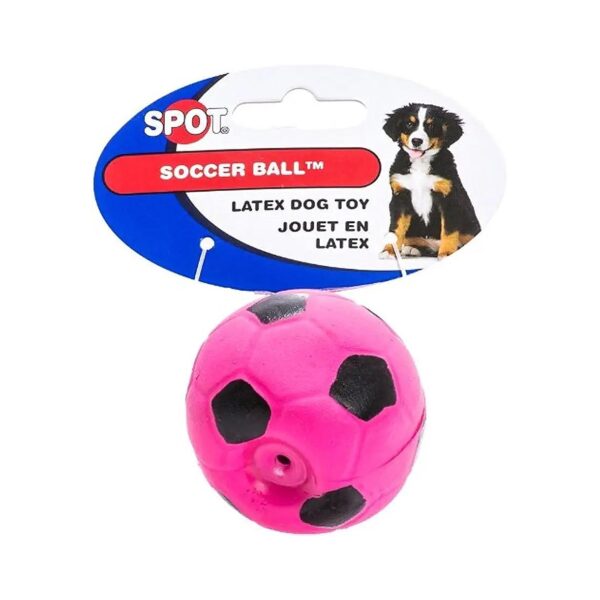 Assorted Color Latex Soccer Balls for Small Pups