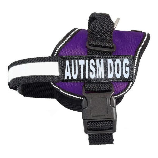 Autism Dog Vest Harness with 2 Removable Reflective Patches for Identification