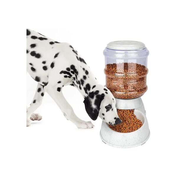 Automatic Dog Feeder for Large Breeds - 3 Gallon Capacity Dry Food Dispenser