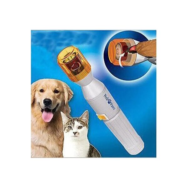 Automatic Electric Pet Nail Clippers and Filer Kit for Gentle Paw Care and Nail Manicure