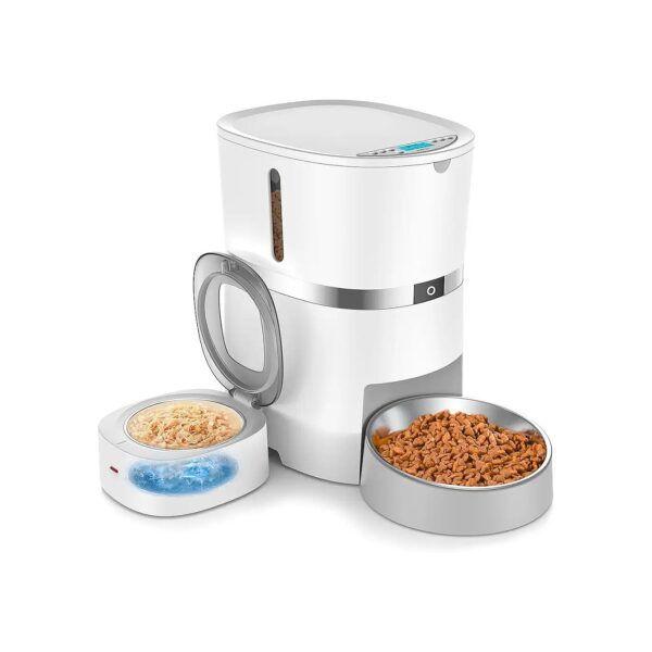 Automatic Wet and Dry Food Feeder for Cats and Small Dogs