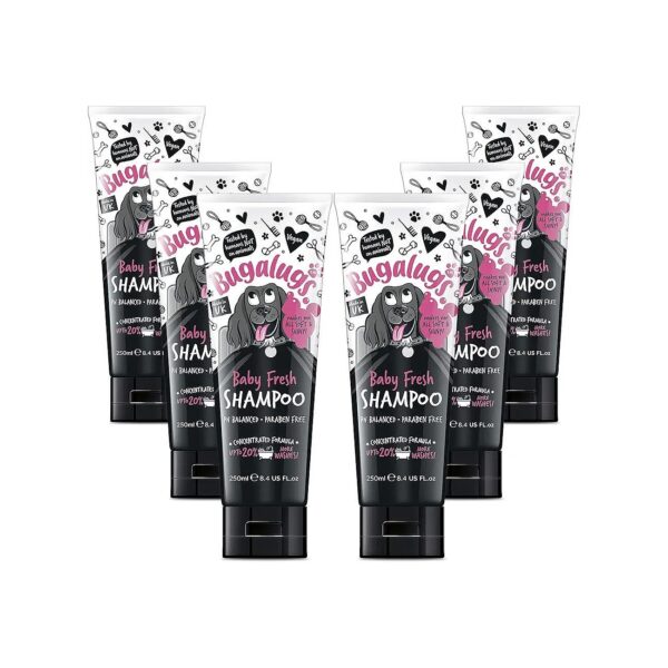 Baby Fresh Dog Shampoo for Smelly Dogs with Unisex Baby Powder Scent