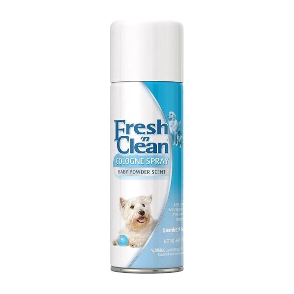 Baby Powder Scented Cologne Spray for Dogs with Fresh and Clean Odor Control