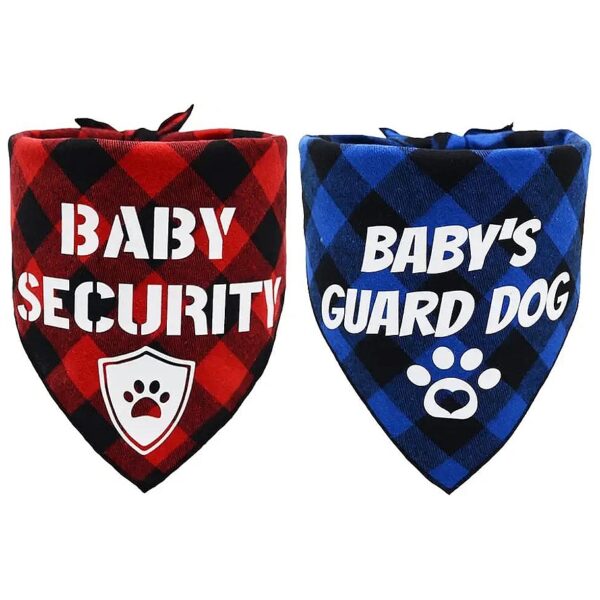 Baby Security Dog Bandana Triangle Soft Cotton Neck Adjustable Comfortable Newborn Photos