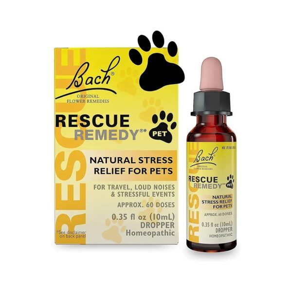 Bach Pet Rescue Remedy Natural Anxiety Relief for Pets