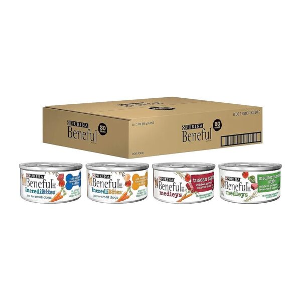 Balanced Wet Dog Food Variety Pack with Essential Vitamins and Minerals