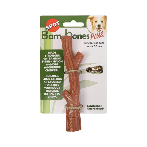 Bamboo Fiber and Nylon Dog Chew for Adult Canines and Puppies under 60lbs