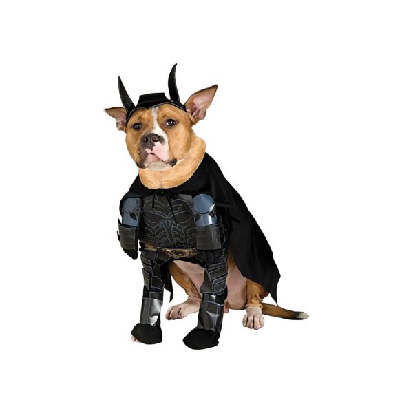 Batman The Dark Knight Pet Costume with Adjustable Utility Belt for Small Dogs