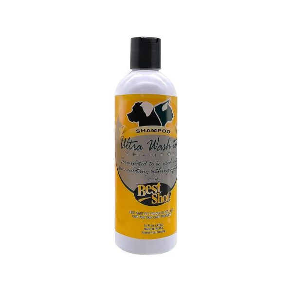 Best Shot Ultra Wash Too Shampoo, Professional-Grade Pet Care for Dogs and Cats