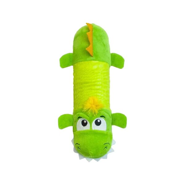 Big Squeak Gator Plush Stuffed-Free Dog Toy for Mess-Free Play