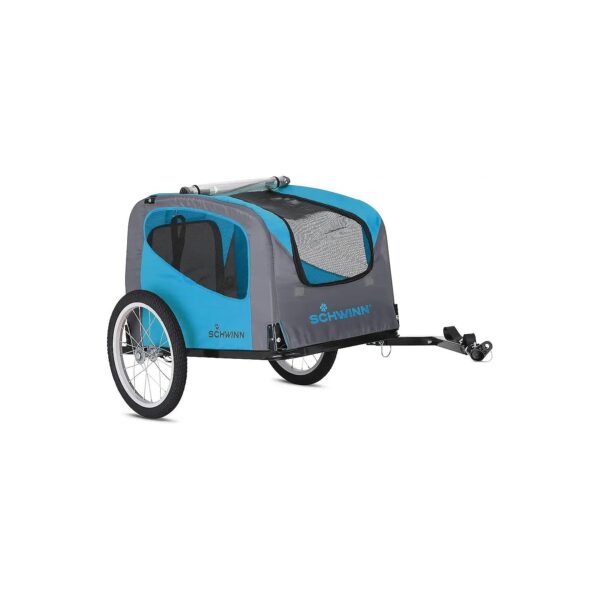 Bike Trailer for Small and Large Pets with Durable Steel Frame and Easy Folding Design