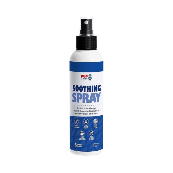 BioFlavin Extract-Enriched Dog Itch Relief Spray for All Coat Types