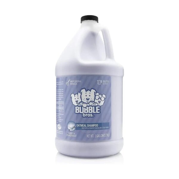 Biodegradable Moisturizing Oatmeal Pet Shampoo for Odor Elimination and Itch Relief