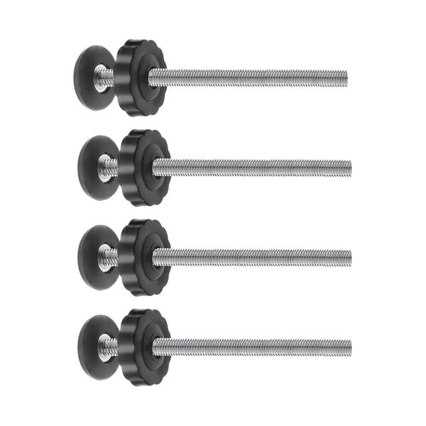 Black M8 8mm Baby Gate Threaded Spindle Rod Replacement Bolts Kit For Pet