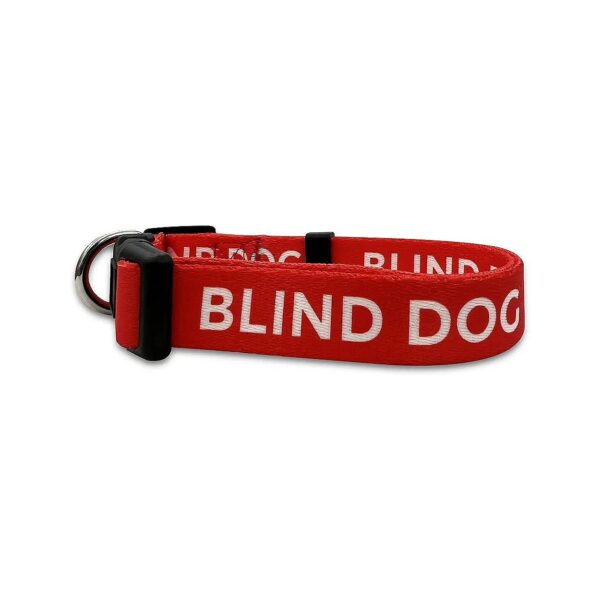 Blind Dog Warning Collar for Small Medium Large Dogs and Cats in Red Color