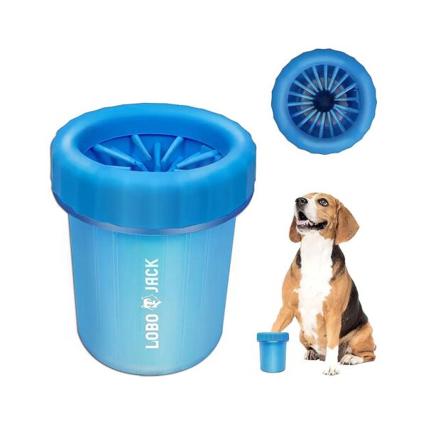 Blue Silicone Paw Cleaner for Small-Medium Breed Dogs and Cats