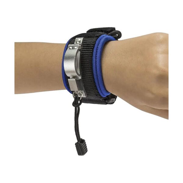 Blue Wristband for Dog Walking Converts Any Leash to Hands-Free with Safety Control