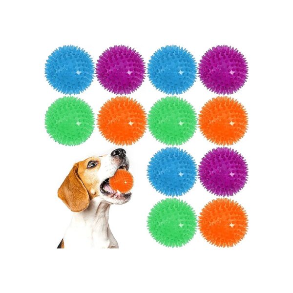 Bouncing Fun Squeaky Dog Balls for Small Medium and Large Dogs