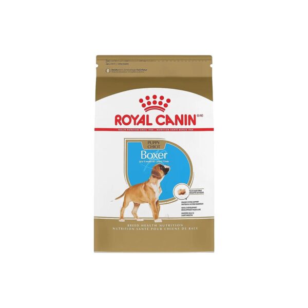 Boxer Puppy Dry Food with Unique Kibble Shape and Easy Feeding