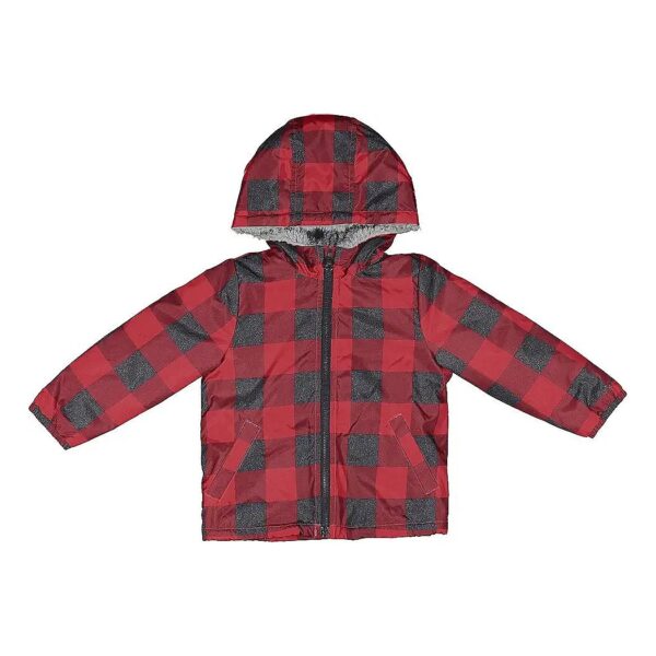 Boys Rain Resistant Jacket with Easy Convertible Pillow Buddy