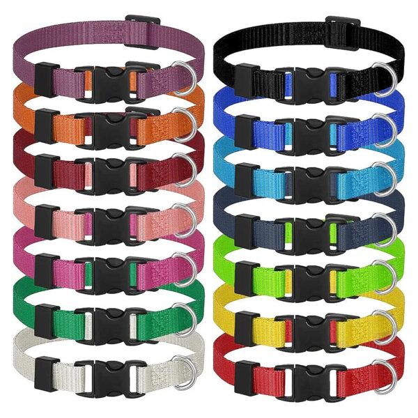 Breakaway Puppy Collars for Small Puppies - Soft and Adjustable Nylon Material