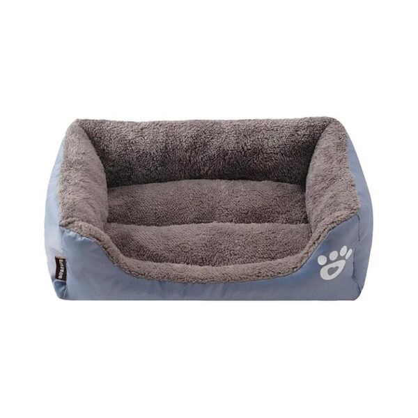 Breathable Cotton Orthopedic Dog Bed with Supportive Bolsters for Small Medium Breeds