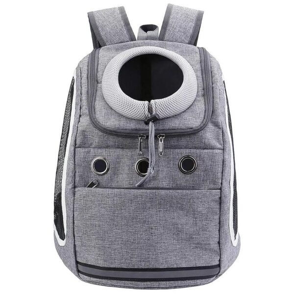 Breathable Dog Cat Carrier Backpack with Padded Shoulder for Hiking Outer Travel