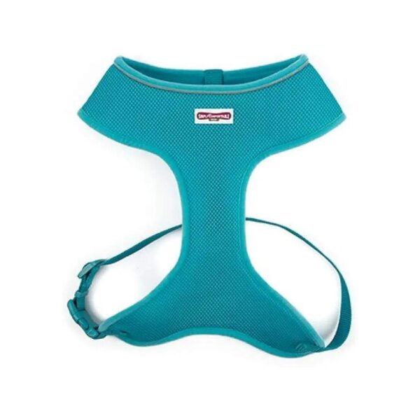 Breathable Mesh Harness for Dogs Medium Size Teal